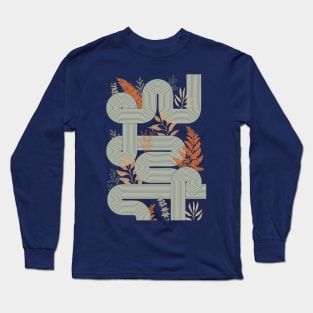 Grasses and a striped maze. Long Sleeve T-Shirt